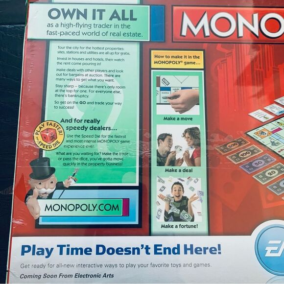 Vintage HASBRO Classic Monopoly Board Game in Original Clear Packaging - Picture 5 of 7